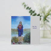 Invitation NOTRE DAME DE LA LUMIÈRE Vierge de l'Immaculée Con (Debout devant)