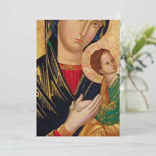 Invitation Notre-Dame de Perpétuel Secours (Debout devant)