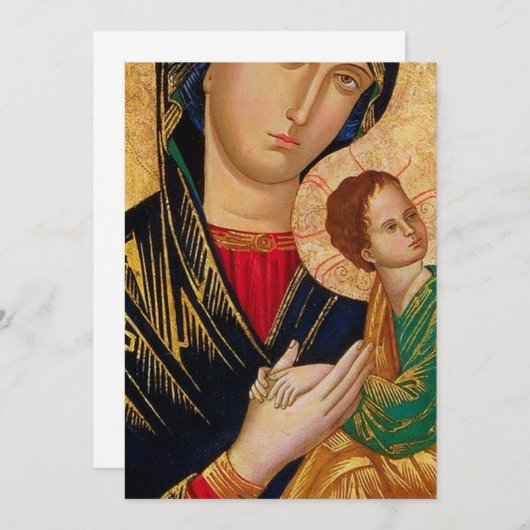 Invitation Notre-Dame de Perpétuel Secours (Devant / Derrière)