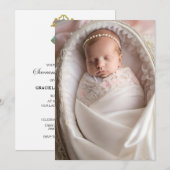 Invitation Notre-Dame de San Juan de los Lagos Baptême (Devant / Derrière)