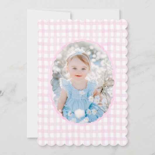 Invitation Notre Douce Poupée Prépa Grandmillennial Floral (Dos)