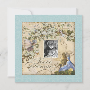 Invitation Notre Féerie Princesse, Baby Girl Douche Invitatio