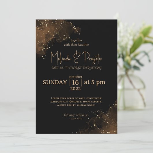 Invitation Notre jour de mariage approche (Debout devant)