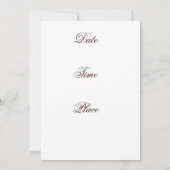 Invitation Notre Jour Spécial (Dos)