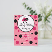 Invitation Notre lil ladybug, a un ... (Debout devant)