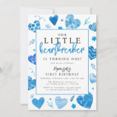 Invitation Notre Little Heartbreaker Anniversaire de enfant P (Devant)