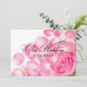 Invitation Notre mariage (Debout devant)