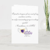 Invitation Notre mariage - customisé - customisé (Dos)