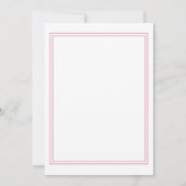 Invitation Notre Mariage Dusty Rose Moderne Mariage élégant (Dos)