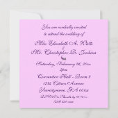 Invitation "Notre mariage masqué" - Masque Violet Royal [b] (Dos)