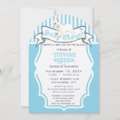 Invitation Notre mignonne agneau Lil bébé garçon douche (Devant)