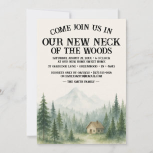 Invitation Notre Nouveau Coin De Bois Pendaison De Crémaill