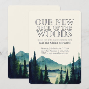 Invitation Notre nouveau cou de la partie de réchauffement de