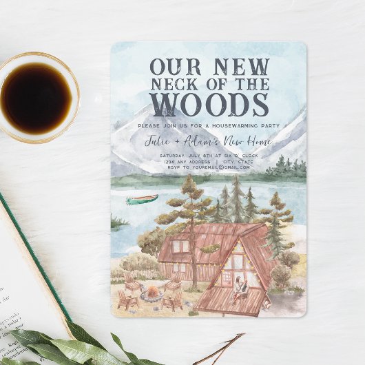 Invitation Notre nouveau quartier | Pendaison de crémaillère