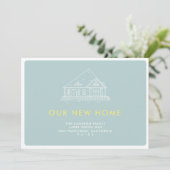 Invitation Notre nouvelle annonce de déménagement (Debout devant)