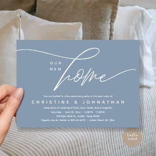 Invitation Notre Nouvelle Maison, Cosy Lovely House Party