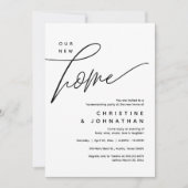 Invitation Notre Nouvelle Maison, Cosy Lovely House Party (Devant)