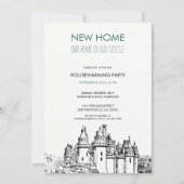 Invitation Notre nouvelle maison est notre partie de (Devant)