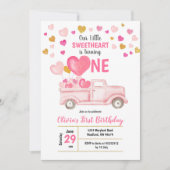 Invitation Notre petit amour Saint Valentin Anniversaire (Devant)