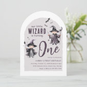 Invitation Notre petit Assistant | Première fête d'anniversai (Debout devant)