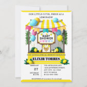 Invitation Notre Petit Baby shower À Citronade Cutie (Devant)