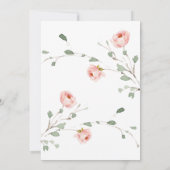 Invitation Notre petit Baby shower Citrouille (Dos)