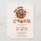 Invitation Notre petit Baby shower sucré de biscuits (Devant)