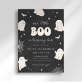 Invitation Notre petit Boo est en train de faire deux invitat