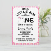 Invitation Notre Petit Boo Est En Train De Tourner Un, Hallow (Debout devant)