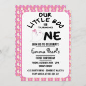 Invitation Notre Petit Boo Est En Train De Tourner Un, Hallow (Devant / Derrière)