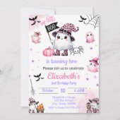 Invitation Notre Petit Boo fête ses deux ans (Devant)