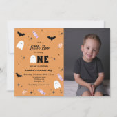 Invitation Notre Petit Boo Halloween 1er Anniversaire (Devant)