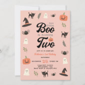 Invitation Notre Petit Boo Turner Deux Halloween 2e Anniversa (Devant)