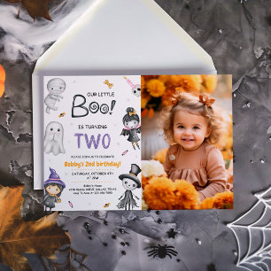 Invitation Notre Petit Boo Turner Deux Halloween 2e Anniversa