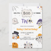 Invitation Notre Petit Boo Turner Deux Halloween 2e Anniversa (Devant)
