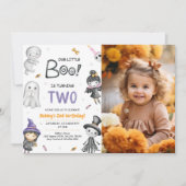 Invitation Notre Petit Boo Turner Deux Halloween 2e Anniversa (Devant)