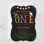 Invitation Notre Petit Boo Turner Un, Halloween 1er Anniversa (Devant)