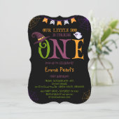 Invitation Notre Petit Boo Turner Un, Halloween 1er Anniversa (Debout devant)