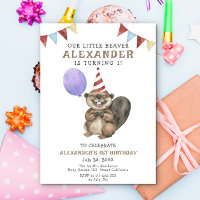 Notre petit castor fait une fête d'anniversaire