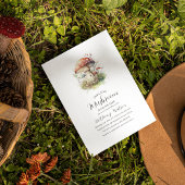 Invitation Notre petit champignon est en route ! Baby shower