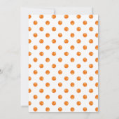 Invitation Notre Petit Citrouille 1er anniversaire Automne 1e (Dos)