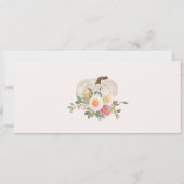 Invitation Notre petit Citrouille est une invitation, 1er ann (Dos)