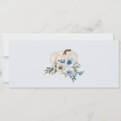 Invitation Notre petit Citrouille est une invitation, 1er ann (Dos)