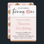 Invitation Notre petit Citrouille fête son 1er anniversaire<br><div class="desc">Notre petit Citrouille est en train de tourner un 1er anniversaire Invitation : Cette belle 'notre petit citrouille tourne un' invitation 1er anniversaire est parfaite pour votre petite fille (pour les enfants). Vous pouvez personnaliser toutes les informations dont vous avez besoin. Cette parties scintillant d'or rose automne 1er anniversaire invitation...</div>