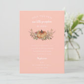 Invitation Notre petit Citrouille fête son anniversaire d'aut (Debout devant)