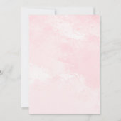 Invitation Notre petit Citrouille | Rose Bold Girl 2e anniver (Dos)