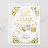 Invitation Notre Petit Doux Arrive Baby Shower (Devant)