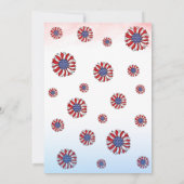 Invitation Notre petit fêtard 1er anniversaire (Dos)