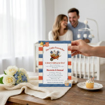 "Notre Petit Feu d'Artifice" Baby Shower pour Cou