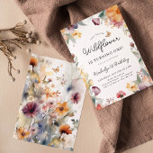 Invitation Notre Petit Fleur sauvage 1er anniversaire